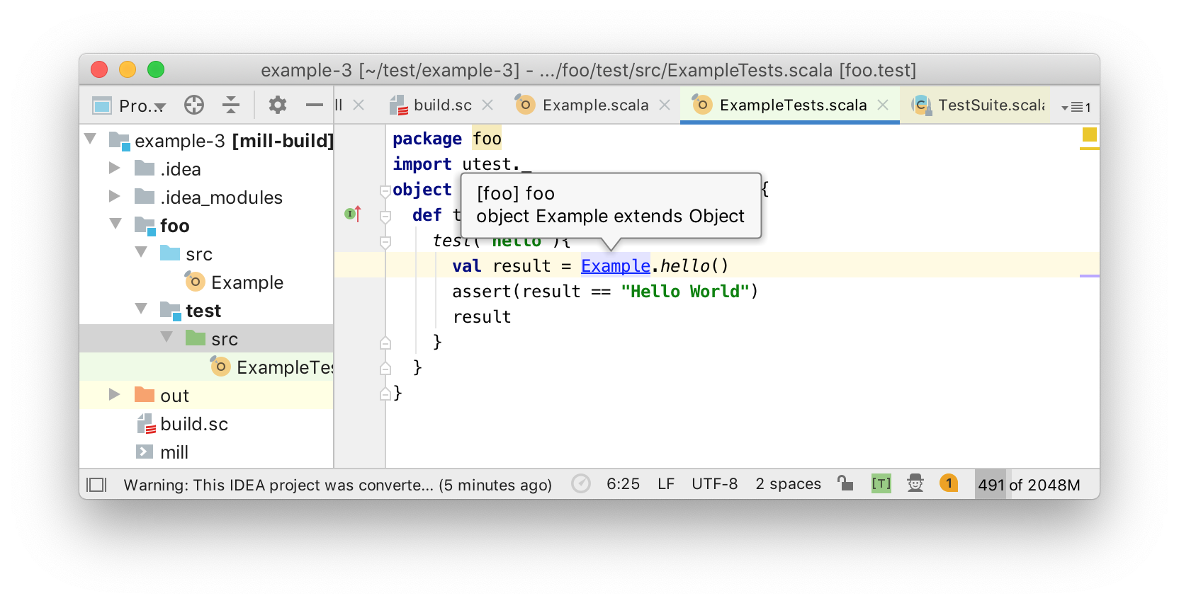 Intellij Indexed